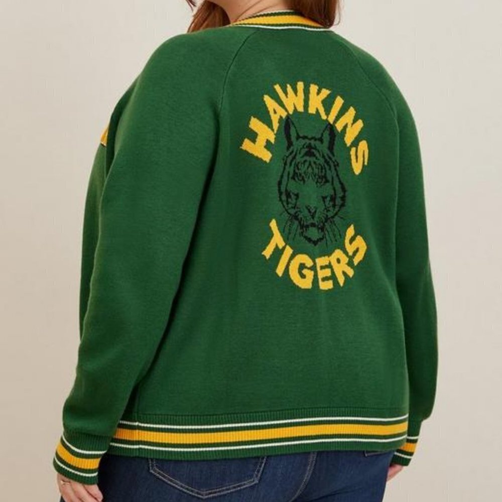 Retired! Stranger Things Hawkins High Sweater Bomber